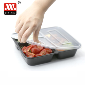 New Thin Plastic <strong>Round</strong> Food Storage Containers Food Disposable Packing Fresh <strong>Box</strong> 0.5L 1L 1.2L - Product Image 3