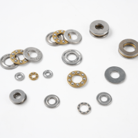 Rodamiento de Bolas de Empuje Plano F6-12, F6-12M 6x12x4.5mm, Rodamientos de Bolas Axiales Miniatura de Alta Velocidad y Precisión, de Acero Cromado