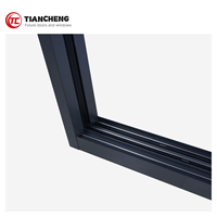 Ventanas corredizas de aluminio de doble acristalamiento insonorizadas para uso doméstico y comercial moderno