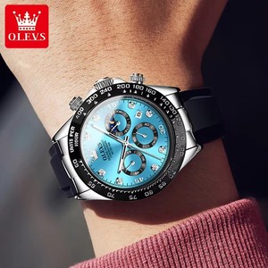   Reloj de Lujo para Hombre 2875, Reloj de Cuarzo, Resistente al Agua, Luminoso, de Primera Marca, con Fecha, Cronógrafo, Deportivo - Product Image 2
