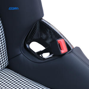 Asiento de Carreras Tipo Bucket Modificado en Cuero de Lujo para Porsche 718 911 GT3RS, Ajustable, Nappa, Fibra de Carbono - Product Image 4