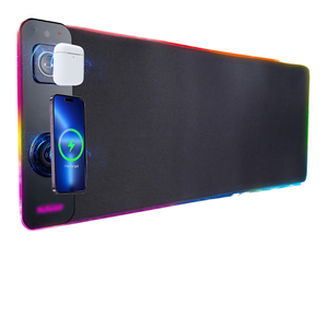 3-in-1 kabelloses Laden RGB Office/Gaming-Tastatur pad Wasserdichtes, schmutz abweisendes, größeres, übergroßes Mauspad Computer-Schreibtisch polster - Product Image 1