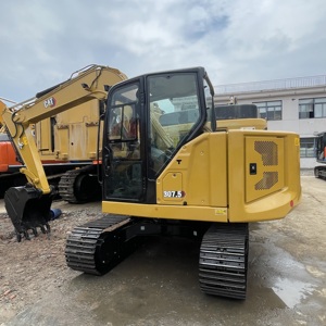 รถขุดขนาดเล็ก CAT 307.5 มือสอง น้ำหนัก 8 ตัน รถขุดไฮดรอลิกแบบตีนตะขาบ เครื่องจักรก่อสร้างขนาดกะทัดรัด - Product Image 1