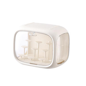 Support de présentation de boîte mystère moderne, personnalisable, en forme de capsule spatiale, en acrylique, étagère simple, facile à assembler - Product Image 5