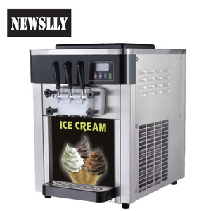 Máquina de Helados Suaves de Alta Calidad 2+1 Sabores, Máquina de Helados en Rollo y Batidos - Product Image 3