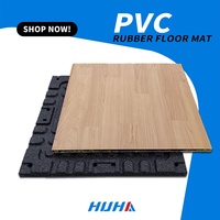 Premium PVC Gummi Gym Bodenmatten Rutschfeste Stoßdämpfende Easy-Clean Fitness Bodenbelag für Gewerbe