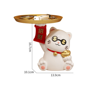 Cute Lucky Storage Ornament, Multi-Functional Entryway and Living Room Decor, Gift for <strong>Gr</strong> Openings Housewarm - Product Image 4