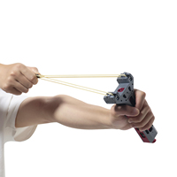 Slingshot puissant en alliage d'aluminium OEM ODM avec aimant et tige d'extension détachable pour le tir en extérieur et la chasse