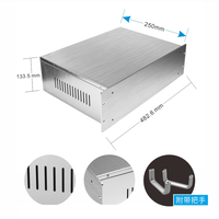 Boîtier de montage personnalisé en aluminium pour rack 3u, boîtier de 19 pouces, offre spéciale, châssis d'amplificateur audio