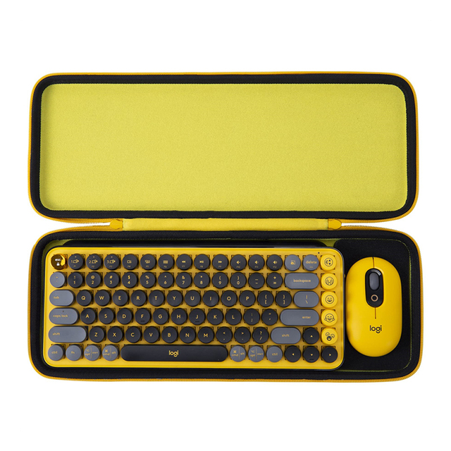 Custom Hard Carrying Case Compatible with POP Keys Mechanical Wireless Keyboard Bag