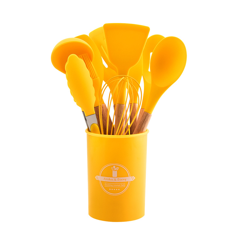 Jaune 12 pièces ensemble (y compris le seau)