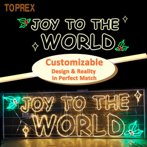 Boule lumineuse de Noël géante 3D Toprex Decor à suspendre en extérieur, LED ronde, IP65 étanche, blanc chaud, bleu, <span class=keywords><strong>rouge</strong></span>, vert, rose - Product Image 4