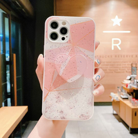 Coque de téléphone portable en TPU de luxe de haute qualité avec forme de cœur, accessoires pour la coque arrière des modèles 12 13 14 15 16 17 18 Pro Max