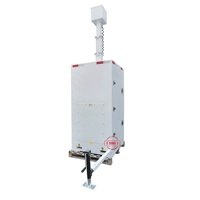 Torre de cámara móvil Panel solar portátil Cámara portátil Cctv Cuboid para monitoreo de sitios de construcción