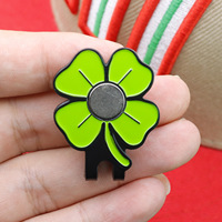 Épingles de chapeau de golf, marqueur de balle de golf magnétique, clip de chapeau, émail métallique décoratif, épinglette de revers personnalisée, personnalisation prise en charge