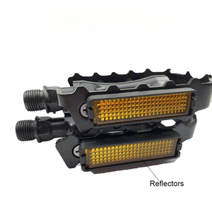 Essenzielle Zubehörteile: Rutschfeste, reflektierende Pedale aus Aluminiumlegierung, leicht, für den Einsatz an Rennrädern, <span class=keywords><strong>Cruiser</strong></span> und Mountainbikes - Product Image 2