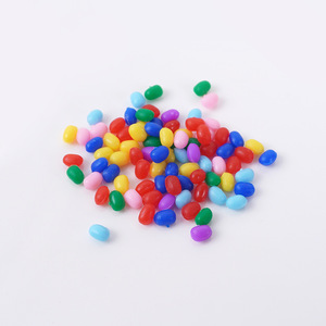 PVC simulated <b>chocolate</b> beans DIY craft food toys, light clay accessories, miniature food candy beans, M&M's. - Product Image 5