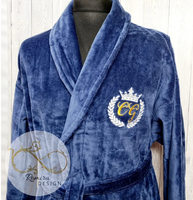 Robes brodées personnalisées Robes pour femmes Robes en polaire pelucheuse à capuche Peignoir épais Chemise de nuit avec poches Vêtements de nuit moelleux