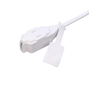 Hot Sell White ETL Standard Polarized 2 Pin Plug With18 <strong>Awg</strong> <strong>Cable</strong> Plug Socket Nema 1-15p to 1-15r Male to Female Extension Cord - Product Image 6