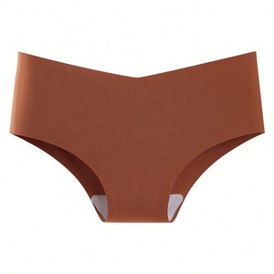 Sous-vêtements pour femmes Culottes sans couture pour femmes Culottes unies douces Culottes mi-hautes Lingerie pour femmes Culottes - Product Image 6
