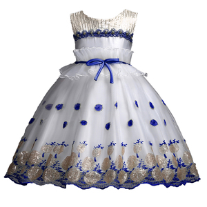 1025 new arrival kids wear children Girls spring summer boutique clothing Holy communion dress - Product Image 1