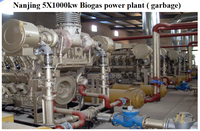 Groupe électrogène au gaz de bois de 1000 kW à vendre