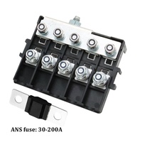 Boîte à fusibles de batterie de moteur de voiture de véhicule New Energy 5 voies pour ANS MIDI ANL porte-fusible en plastique pour Yacht et RV