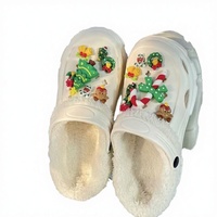 Accessoires de Noël en forme d'arbre de Noël pour femmes en EVA, antidérapants, respirants, légers, résistants à l'usure et rehaussants