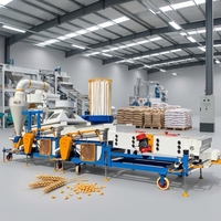 Nettoyeur de grains à double table gravitaire HELIDA 5XFZ-15ST 22,5 kW multifonctionnel pour une sélection précise des semences