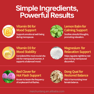 Capsules d'équilibre hormonal à marque privée avec cohosh noir et dong <span class=keywords><strong>quai</strong></span> pour la formule de bien-être et l'équilibre systémique féminin - Product Image 2