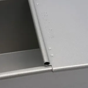 Molde Rectangular para <span class=keywords><strong>Pan</strong></span> Tostado de Acero Aluminizado de 330x130x115 mm, 1000 g, Molde para <span class=keywords><strong>Pan</strong></span> Pullman con Tapa - Product Image 4