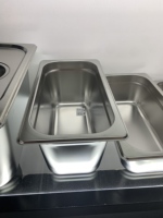 Bac Gastronorme Européen Perforé Anti-blocage en Acier Inoxydable 1/3 150MM, Qualité Professionnelle, pour Hôtels et Restauration (Vente en Gros)
