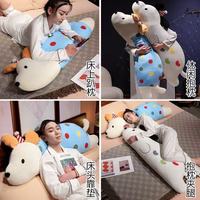 Peluche chiot couché, jouet en peluche doux en coton PP, coussin animal en peluche, chien de dessin animé mignon pour chambre à coucher, cadeau, vente en gros