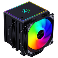 Enfriador de Aire para CPU de Doble Torre SNOWMAN, Seis Tubos de Calor de Cobre, Disipador de Calor para CPU de Bajo Ruido, Compatible con Intel y AMD, Todos los Sockets