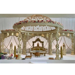 Exclusive Maharani <b>Wedding</b> Wooden Mandap Grand Maharani <b>Wedding</b> Mandap With Dom Asian <b>Wedding</b> Wooden Handicraft Mandap New York - Product Image 1