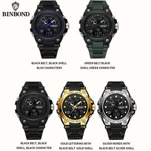 Reloj Binbond 885 B885 de Lujo para Hombre, Marca de Primera Calidad, Luminoso, Resistente al Agua, Correa de Silicona, Reloj de Cuarzo para Negocios, Reloj de Pulsera para Hombre - Product Image 4