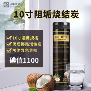 ฟิลเตอร์กรองน้ำถ่านกะลามะพร้าว 253 มม.*70 มม. สำหรับกำจัดตะกรัน - Product Image 3