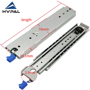 Corredores de cajón de servicio pesado HVPAL de 1200mm, 500 LBS, 227 kg, capacidad de carga, rodamiento de bolas, bloqueo, estilo moderno para aplicaciones en exteriores - Product Image 1
