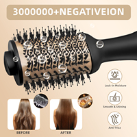 Brosse Sèche-Cheveux Volumatrice 2-en-1 Outils de Coiffage Chauds 1200W, Brosse à Air Chaud avec Revêtement Céramique