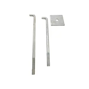 Galvanized L-Type Concrete Steel Anchor Bolts Hot Dipped and Metric System for Formwork