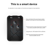 Tendance nouvelle électronique Portable mains libres sans fil Dongle 3.5mm AUX Audio voiture adaptateur BT voiture récepteur émetteur adaptateur