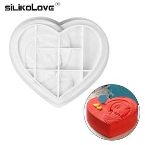 Outils de décoration en fondant en forme de cœur pour la fête des mères, moule à gâteau pour la fête des mères, fabriqué par MUYULINS - Product Image 1