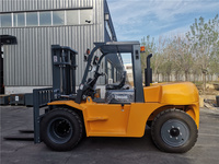 Nouveau chariot élévateur diesel d'entrepôt 7 tonnes 8 tonnes 10 tonnes avec moteur EPA en option