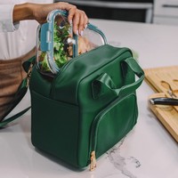 Boîte à lunch réutilisable pour hommes femmes boîte à lunch étanche pour travail bureau pique-nique plage Portable sac à lunch isolé