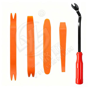 Kit d'outils de démontage de panneaux de voiture Smooth Sailing, 12 pièces, outils de démontage de garnitures intérieures en plastique pour panneaux de porte, audio et navigation automobile - Product Image 1