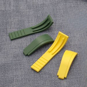 Correa de goma para reloj Rolex de 20mm Daytona Oysterflex GMT <span class=keywords><strong>Submariner</strong></span> Watch Band - Product Image 2