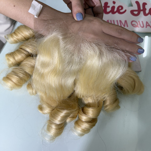 Paquetes de cabello crudo vietnamita 100g Extensiones de cabello humano de lujo sin procesar Estilo natural recto/ondulado 8 "-32" - Product Image 4