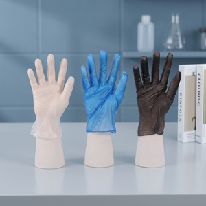 Disposable latex free vinyl gloves powder free black S/M/L/XL factory direct sale Made in China with CE certificate Non Sterile - Product Image 2