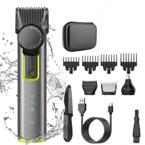 <span class=keywords><strong>Tondeuse</strong></span> à cheveux réglable Kit de rasoir électrique étanche IPX5 Ensemble de barbiers professionnels Tondeuses à cheveux <span class=keywords><strong>Tondeuse</strong></span> à barbe pour hommes - Product Image 6