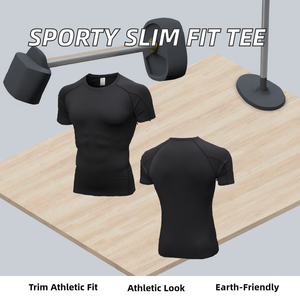 Camiseta Deportiva de Compresión para Hombre Healy, Pantalones Cortos de Punto, Elásticos, Ajustados, Estampados, para Ejercicio Físico Óptimo - Product Image 4